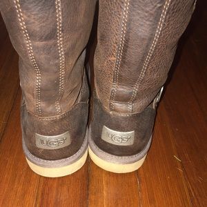 Leather Ugg boots
